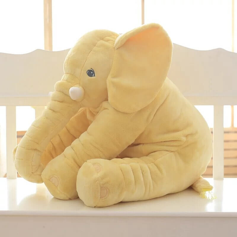 Almohada de peluche en forma de elefante (60cm)